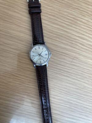 Seiko Grand Seiko 8J56-7000 Date Stainless Steel Quartz Mens