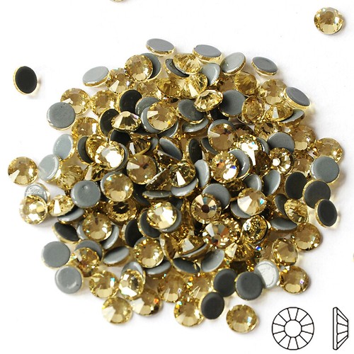 Strass Hotfix Kryształy Flatback Rękodzieło Szklane kamienie Hot Fix Rhinestones Nail Art - Zdjęcie 17 z 40