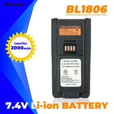 2000mAh BL2505 BL1806 Li-ion Battery for Hytera HYT PT580 PT580H Two Way Radio