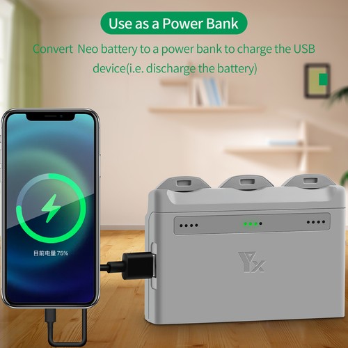 For DJI NEO Charger Battery Manager Maintainer USB-A /C to USB-C charging cable - Picture 6 of 10