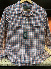 NWT Ralph Lauren Polo Country Classic Fit Plaid Long-Sleeve Woven Shirt Large