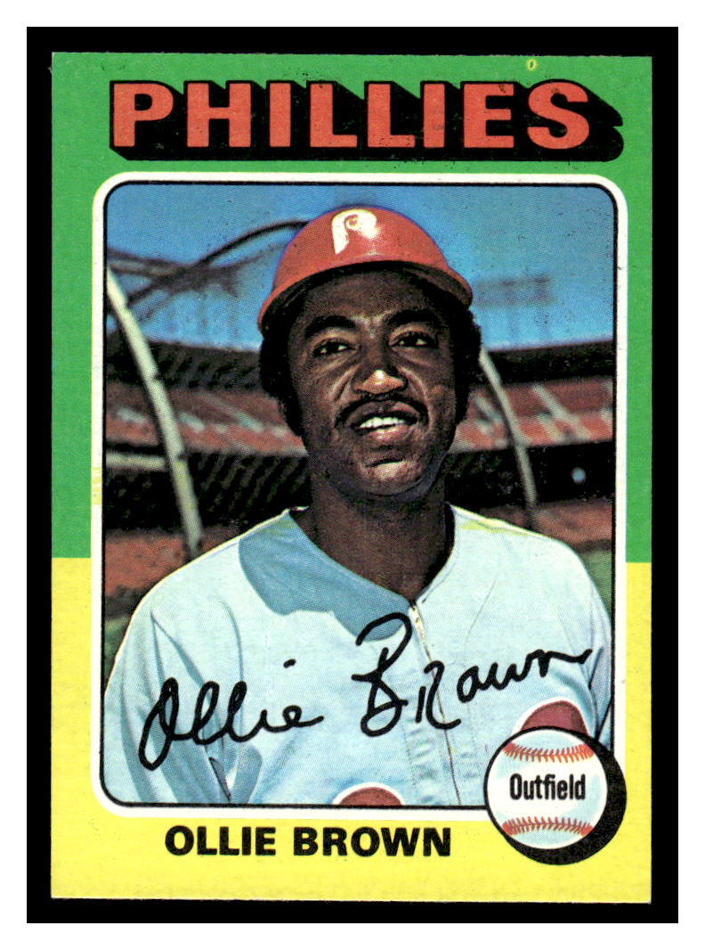 1975 Topps Mini Baseball #596 Ollie Brown      75M