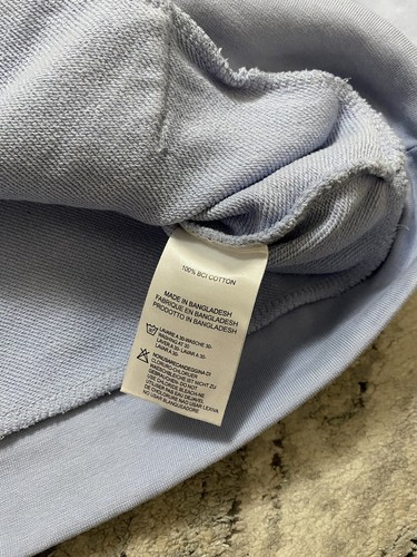 Paidinfull. Baby Blue Pullover Hoodie Size Medium Men’s Long Sleeves Rare - Picture 12 of 12