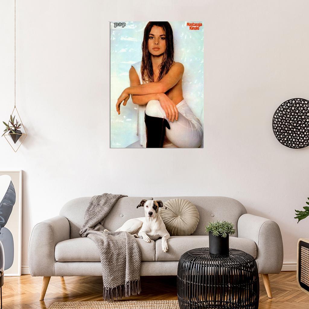 Poster Nastassja Kinski Sur Toile - Décoration Murale 30 X 45 Cm Pour Salon Ou Chambre