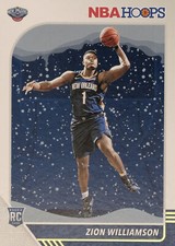 2019-20 Panini NBA Hoops Basketball Base #258: Zion Williamson Winter