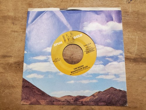 THE DOORS L.A. Woman/Roadhouse Blues 45 Record 1980 Elektra E-45122 Classic Rock - Picture 6 of 6