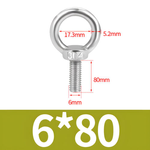 Edelstahl Ringschraube, Ringmutter, Augbolzen m. Öse, metrisch, M3 bis M24 - Bild 39 von 123