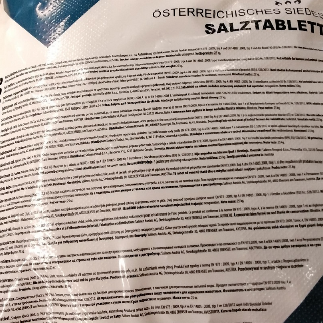 Salztabletten Sonderangebot