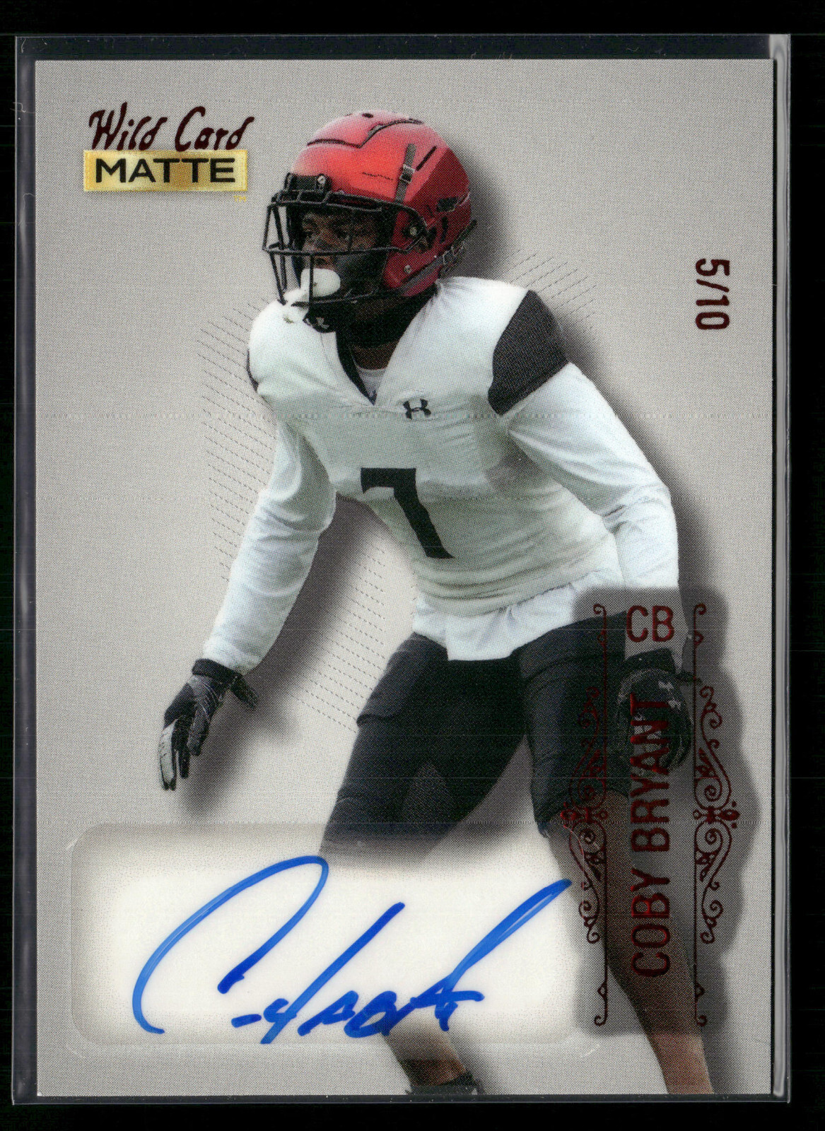 Coby Bryant 2022 Wild Card Matte Auto 5/10