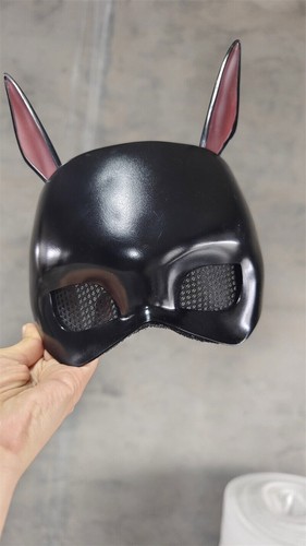 Anime Tokyo Ghoul Kirishima Ayato Mask FRP Black Full Face Masks Cosplay Props - Picture 3 of 6