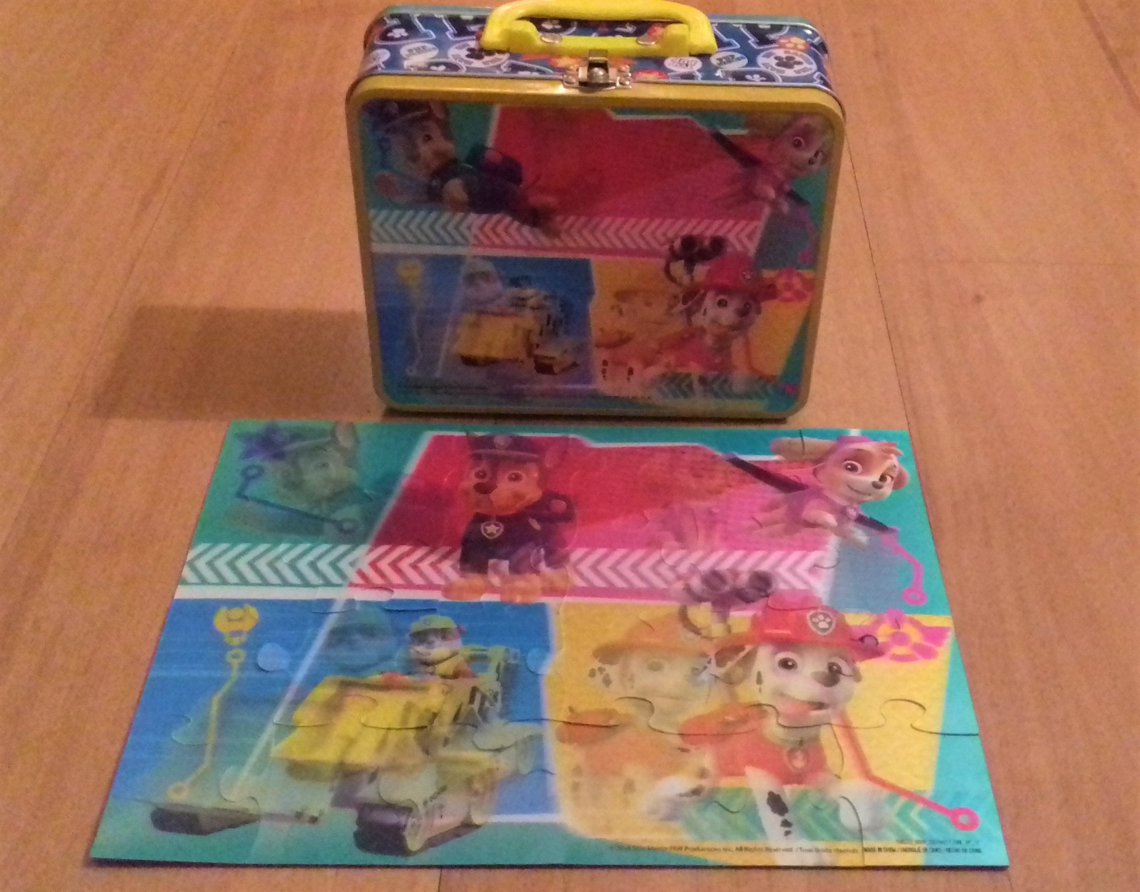 Paw Patrol Lenticulaire Puzzle de de de transport Tin, EXC détenu 5f2d55 Paw Patrol Lenticulaire Puzzle de de de transport Tin, EXC détenu 5f2d55