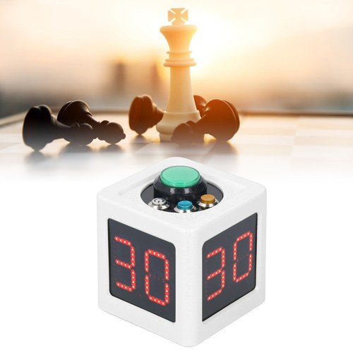 Cube Timer 1.4in 4 Sided Digital Shot Countdown Stopwatch For Private Poker - Picture 3 of 24