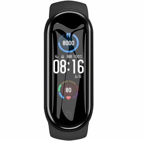 Pellicola trasparente BORDO NERO display schermo per Xiaomi Mi Band MiBand 5 - Zdjęcie 7 z 11