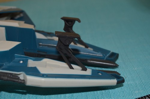 Hasbro 2004 Star Wars Clone Wars Obi-Wan Kenobi's Blue Starfighter unvollständig - Bild 11 von 14