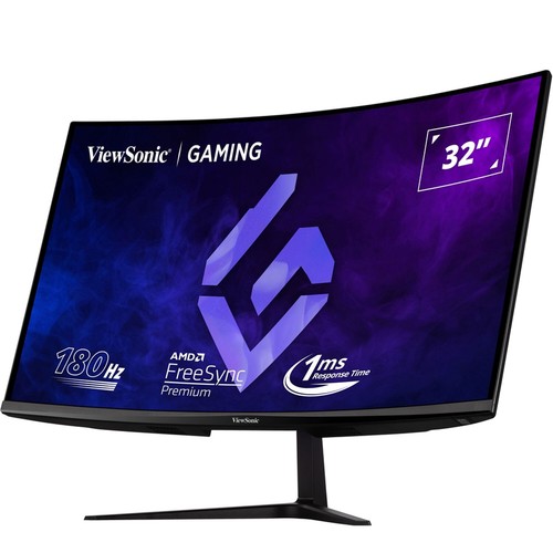 ViewSonic VX3218C-2K OMNI 32 Zoll 180Hz Curved Gaming-Monitor schwarz - Bild 5 von 7