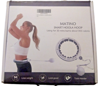 Matino Smart Hula Hoop Weighted Exercise Hula Hoop Ab and Hips Work-Out Hoop