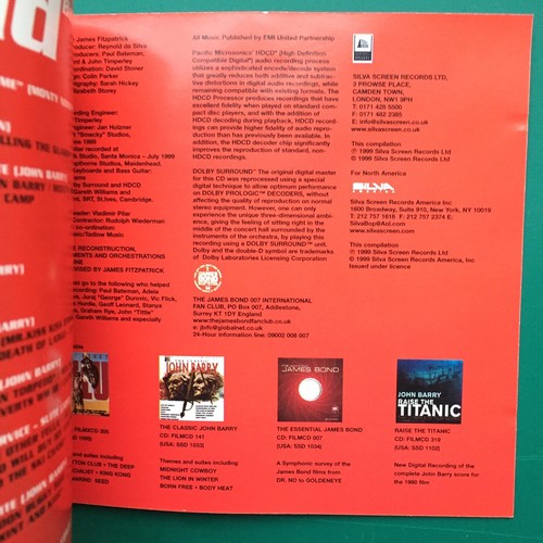 James BOND BACK IN ACTION Soundtracks HDCD Prague Philharmonic Nic Raine 007 VG+ - Picture 9 of 9