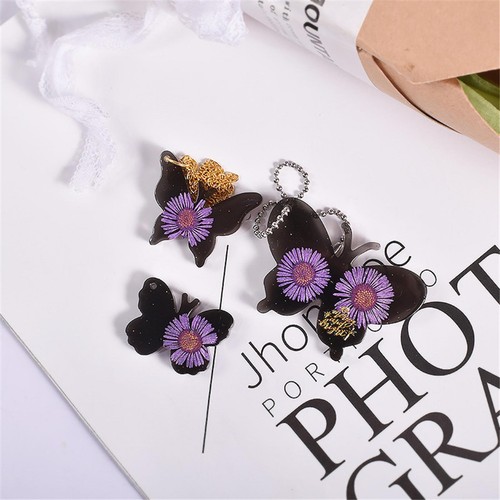 Butterfly Silicone Mold Epoxy Resin Casting DIY Earrings Pendant Jewelry Deco yy - Picture 8 of 16