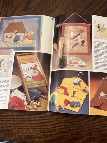 Mother Goose Martha Parker Embroidery and Appliqué Patterns Quilts 1983 - Picture 23 of 24