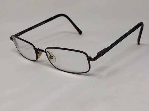 COLE HAAN CH979 Eyeglasses Frame 52-18-140 Dark Brown Polished M741