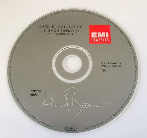 J. S. Bach SONATAS Barrueco | sehr gut (C6974) - Bild 3 von 3