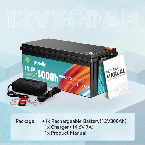 12V 100Ah 200Ah 300Ah Lithium Batterie LiFePO4 Akku BMS Aussenborder Camping RV - Bild 29 von 37