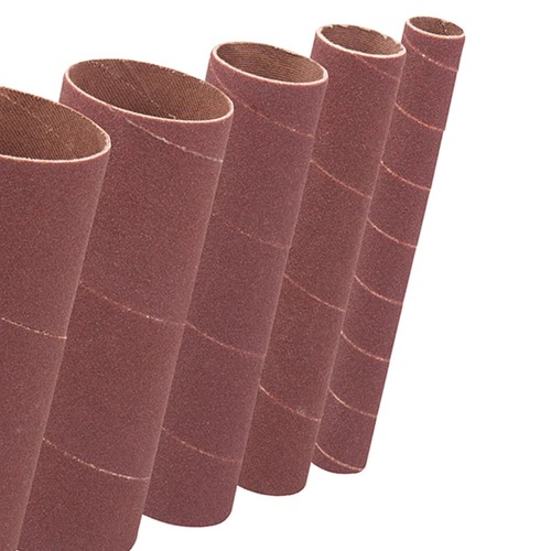 6PCs 90mm Bobbin Sleeve Set 120 Grit Sanding Curves Bends Spindle DIY - Picture 3 of 7