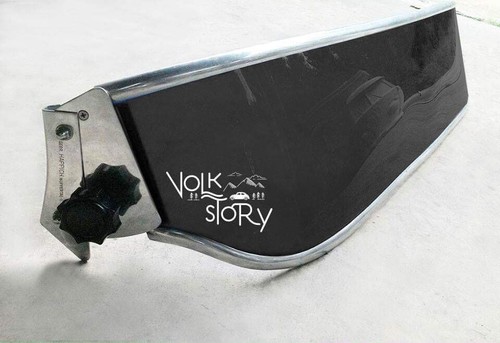 VW SUPER Beetle Vintage Style Sun visor external classic acrylic BLACK COLOR - Picture 4 of 5