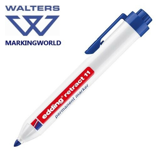 Marcador permanente retráctil Edding Retract 11 | Marca papel metal etc | Caja 10 - Imagen 7 de 8