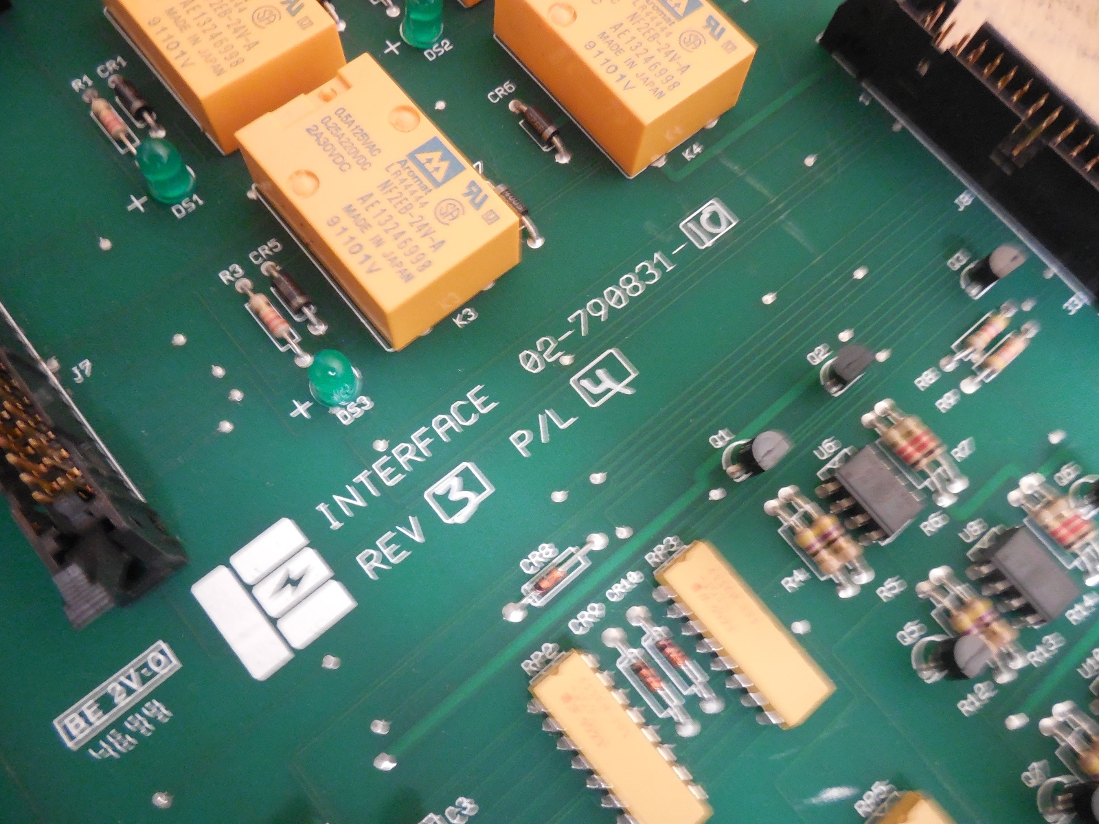 EMERSON LIEBERT INTERFACE CIRCUIT BOARD CARD 02-790831-10 REV. 3 P/L 4 Do potęgi