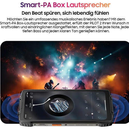 Smartphone OSCAL PILOT 2 da esterno 24 GB + 256 GB 8300 mAh/45 W 120 Hz doppia SIM 4G cellulare - Foto 5 di 10