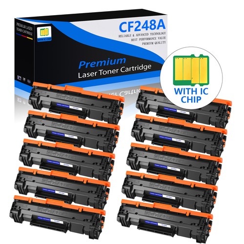 10 PACK - CF248A 48A Toner do HP LaserJet Pro M15w M16a MFP M28w M29a M29w