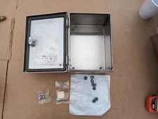 New Saginaw Control & Engineering SCE-806ELJSS 8"x6"x4" Type 12,4,4X Enclosure