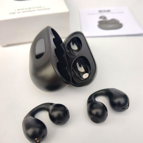 Wireless Ear Clip Knochenleitung Kopfhörer Bluetooth 5.3 Ohrhörer Sport - Bild 2 von 7