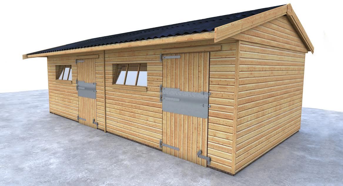 DOUBLE STABLE 24'x12' FIELD SHELTER HORSE STABLE FREE DELIVERY FREE INSsizeTION DOUBLE STABLE 24'x12' FIELD SHELTER HORSE STABLE FREE DELIVERY FREE INSsizeTION
