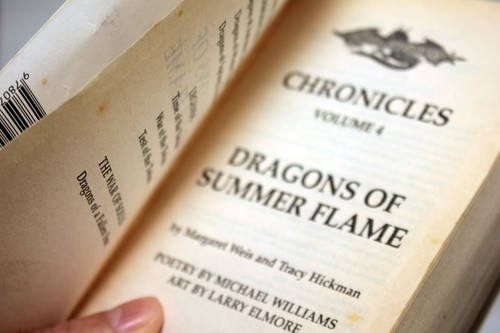 DRAGONS OF SUMMER FLAME Margaret Weis & Tracy Hickman D&D Dragonlance TSR PB - Picture 5 of 8