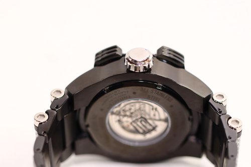 INVICTA J T Men 52mm Stainless Steel Black Black+Silver dial NN2861 Automatic - Picture 6 of 6