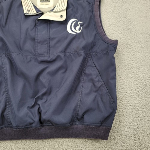 Gear For Sports Jacket Mens Large Blue Sleeveless Half Zip Vest Pockets Collared - Picture 8 of 18
