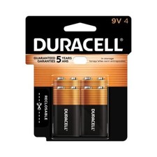 Duracell - CopperTop 9V Alkaline Batteries - long lasting, all-purpose 9 Volt