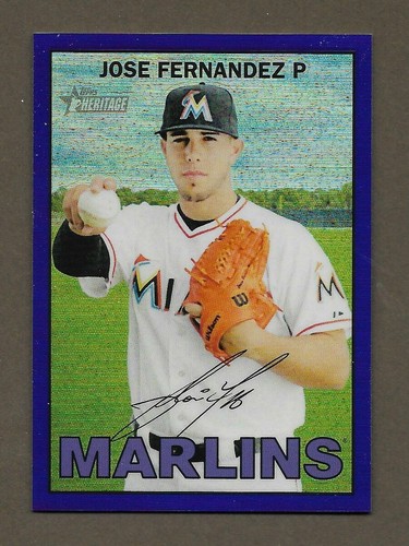 2016 TOPPS HERITAGE PURPLE CHROME REFRACTOR -- PICK ANY CARD(S) YOU WANT - Afbeelding 1 van 39