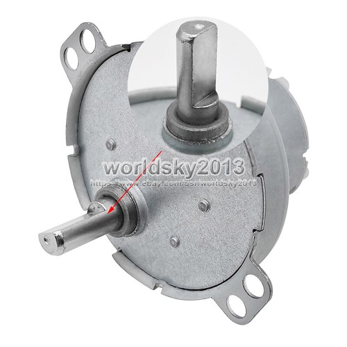 Motor de engranaje de reducción de velocidad de engranaje de metal DC3V 5V 6V 12V 24V alto par JS-50T(T)1 - Imagen 5 de 9