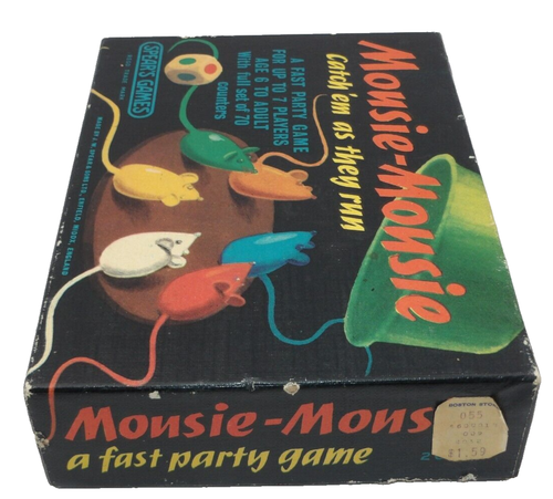 Vintage Original Mousie Mousie Party Game Spear's England Toy #2032 Complete NIB - Picture 5 of 9