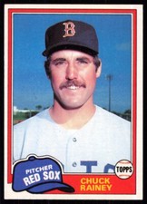1981 Topps Chuck Rainey Boston Red Sox #199