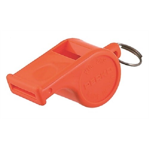 Perko 0349DP Ball Type Whistle Orange Polymer Boat Marine Yacht New - Picture 1 of 1
