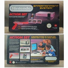 Nintendo NES Action Set Italia GBR Completo - Pezzo da Collezione, Introvabile! 