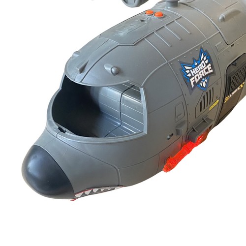 HERO FORCE SHARK CARGO PLANE C-130 SPECTRE GUN-SHIP 33" WINGSPAN - Picture 3 of 11