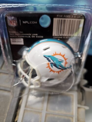 Miami Dolphins VELOCIDAD NUEVO CLAMSHELL BOLSILLO PRO CASCO RIDDELL - Imagen 3 de 3