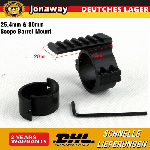 Montagering für Red Dot mit Picatinny Schiene 25mm / 30mm für Zielfernrohr DHL- - Bild 1 von 14