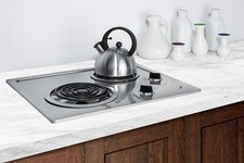 Summit Cr2b122 Stainless Steel 2 Burner Electric Cooktop For Sale