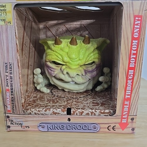 Boglins First Edition Rubber Monster Puppet | Gold Horned King Drool  - Picture 4 of 16